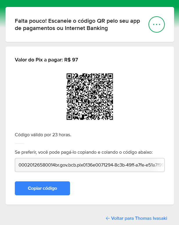 QR Code PIX